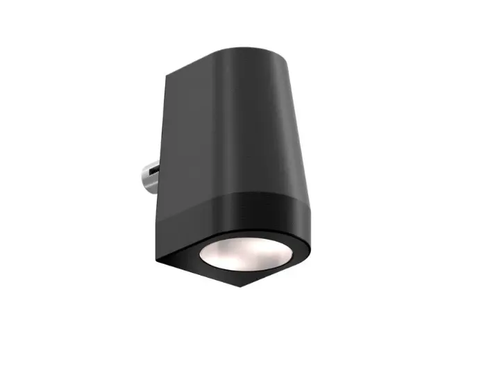 [CONE55-230V-7016] Kegelvormige wandverlichting, 55 mm breed, 230V AC ...